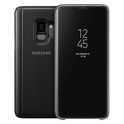 Original Samsung Clear View Standing Cover für Samsung Galaxy S9   Schwarz