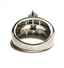 GIA 14k white gold 1.34ct marquise diamond engagement wedding band ring 8.1g — photo 5