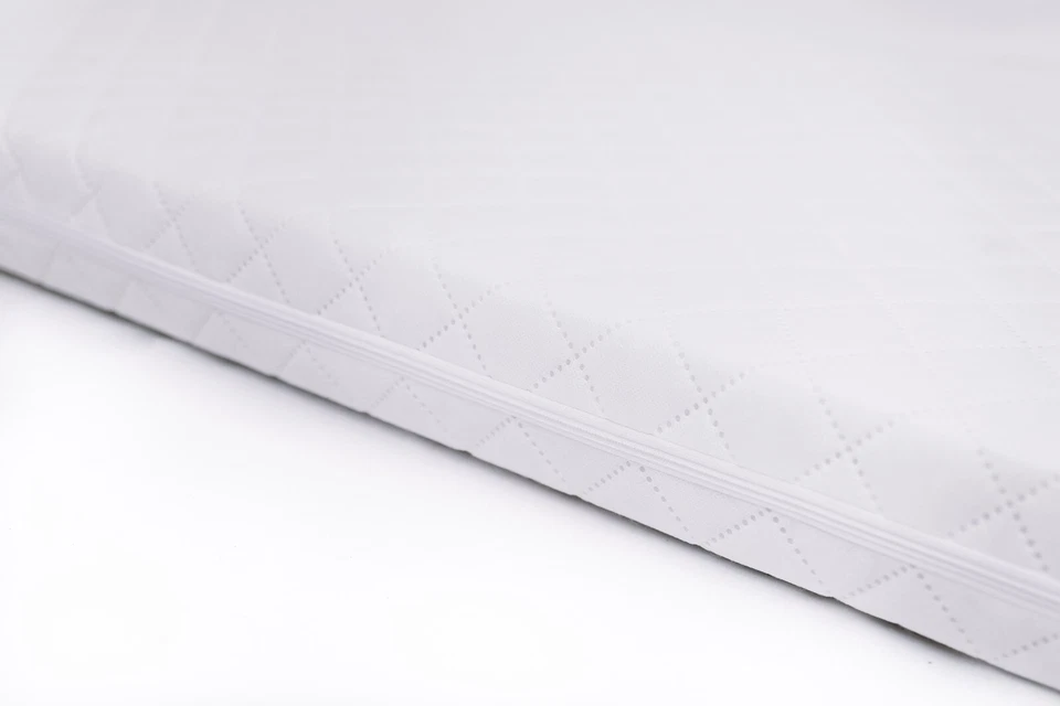 Compact Waffi Mini Baby Cot Space Saver Cot optional fibre mattress 100x50x10cm - Image 4 of 4