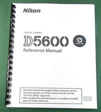 Nikon D5600 Reference / Instruction Manual: 424 Pages  Protective Covers