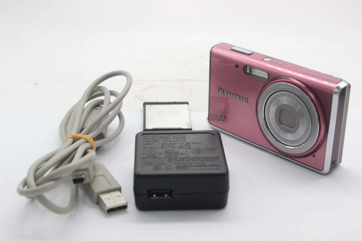 OLYMPUS FE-4020 Pink 14.0 MP Compact Digital Camera English OLYMPUS FE-4020 Pink 14.0 MP Compact Digital Camera English
