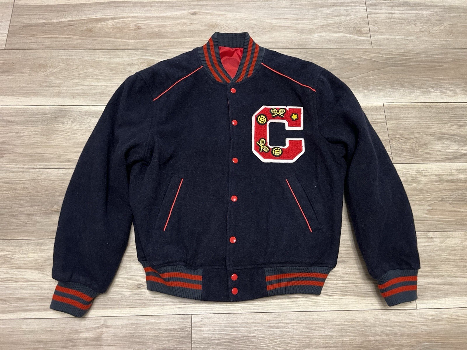 Reversible varsity bomber jacket - image 1