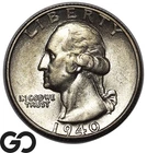 1940-S Washington Quarter, Choice AU++ Better Date