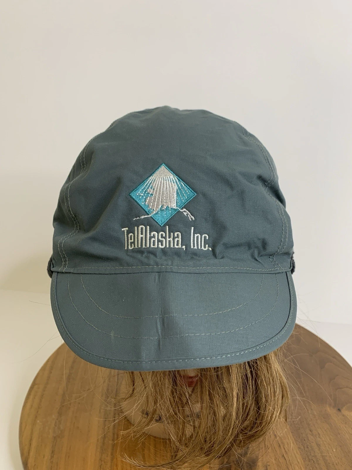 Columbia Vintage Omni Tech Trapper Ear Flap Fleece Lined Hat S/M TelAlsaka Inc