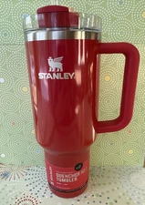 Stanley Quencher ELF Tumbler 40 OZ Red Delicious! Brand New! Target Exclusive!