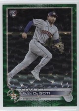 2022 Topps Update Green Foil 140/499 Alex De Goti #US29 15ny