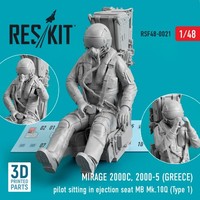 Mirage 2000C, 2000-5 (Greece) Pilot Sitting / 1:48