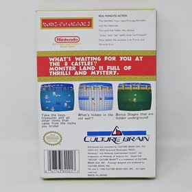 Kung-Fu Heroes Nintendo NES Box And Insert Only Vintage