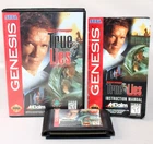 True Lies Sega Genesis Complete CIB! Authentic! Good Condition! RARE!