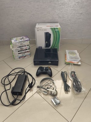 Xbox 360 Slim 250GB OVP Controller 15 Spiele HDMI Komplettset getestet