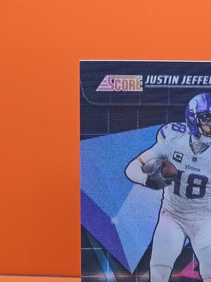 🟣⚪️🟡 2025 SCORE JUSTIN JEFFERSON #SA-JJN STEP AHEAD CASE HIT