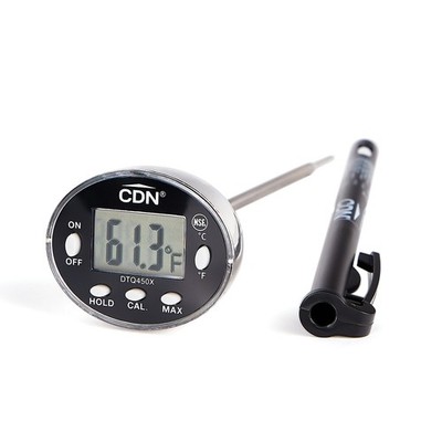 New CDN Waterproof Digital Thermometer Long 4.75'' Stem NSF Certified, Ideal for