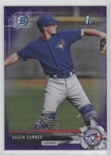 2017 Bowman Draft Chrome Purple Refractor 73/250 Hagen Danner #BDC-138 2o7