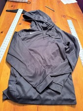 Nike Club Fleece Pullover Hoodie Men BLACK DRI-FIT , Size Small T15