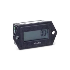 TRUMETER 3410-0000 LCD Hour Meter,2-Hole,1.10 in Flange 2PPV5