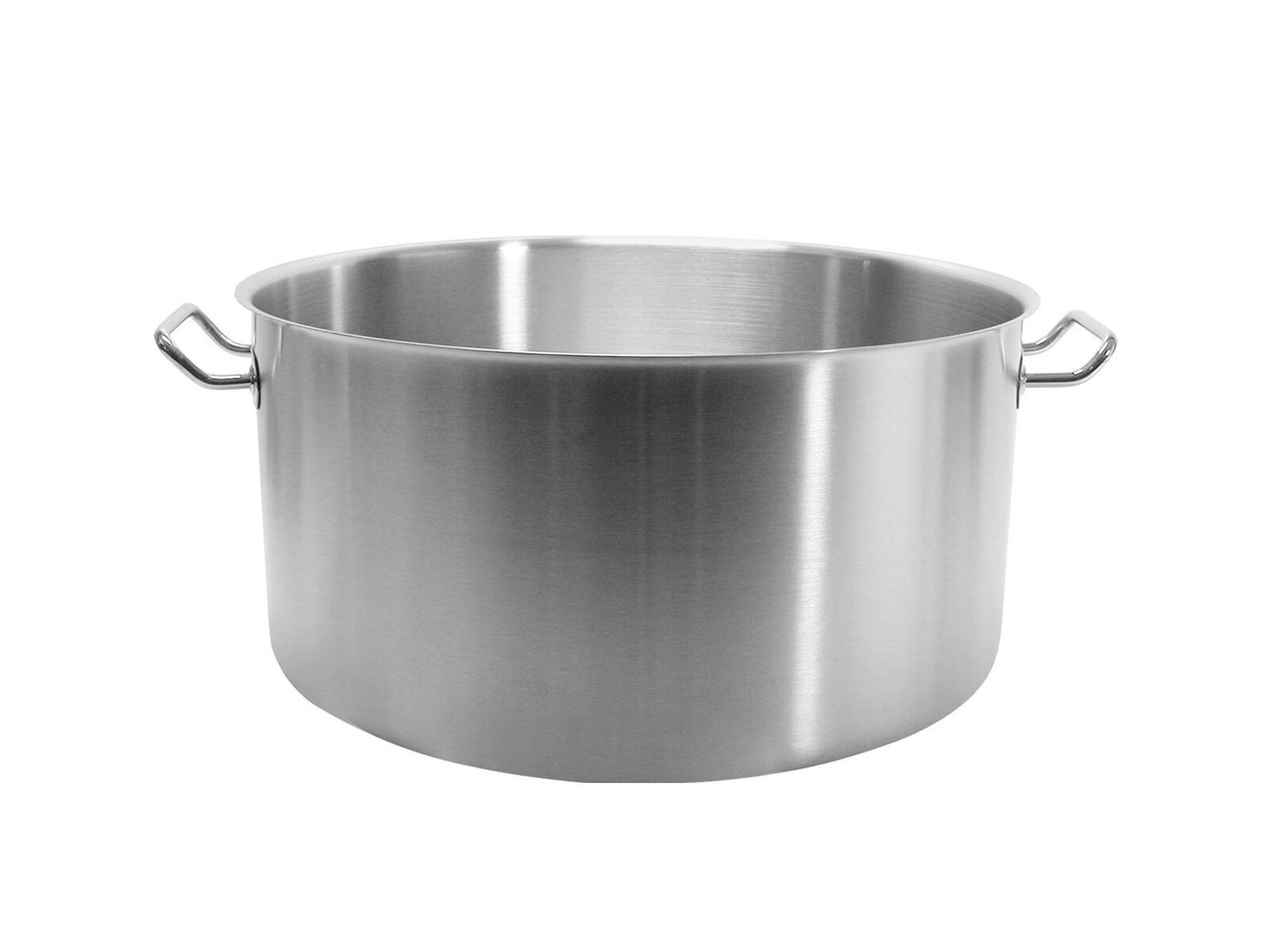 Pardini Stainless Steel Casserole Hotel Omnia 1500 Medium 2 Handles 28 Cm