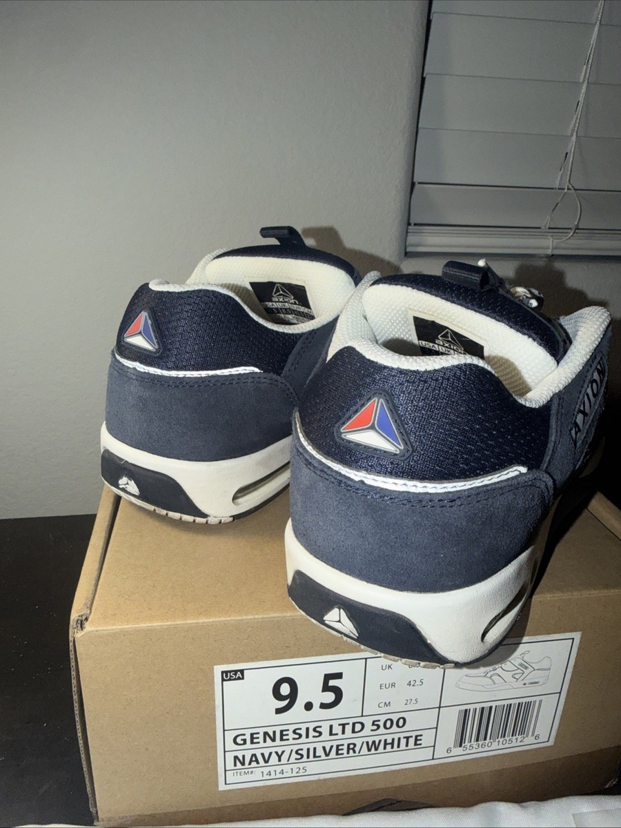 Axion Skate Genesis LTD 500 Navy Silver White Reissue Skateboarding 9.5 Rare Air View 3