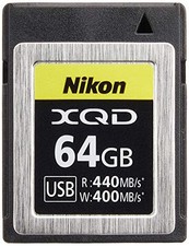 Nikon XQD Memory Card 64GB MC-XQ64G Japan New