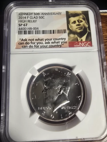 Photo of a 2014-P Kennedy Half Dollar from an eBay listing that sold on Jul 23, 2026