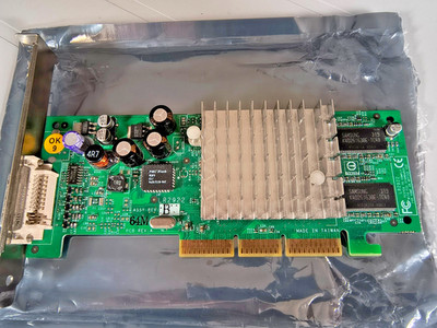 LEADTEK NVIDIA GeForce4  MX 440 SE 64MB AGP getestet voll funktionsfähig Retro