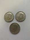 1964 50C Kennedy Silver Half Dollar 3 Coins