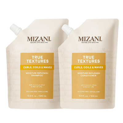 Mizani True Textures Moisture Replenish Curls Waves Shampoo oder Conditioner 500ml