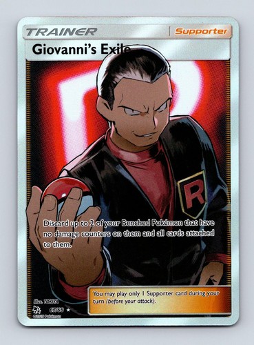 Giovanni's Exile (Full Art) 67 - Hidden Fates Pokemon 2019
