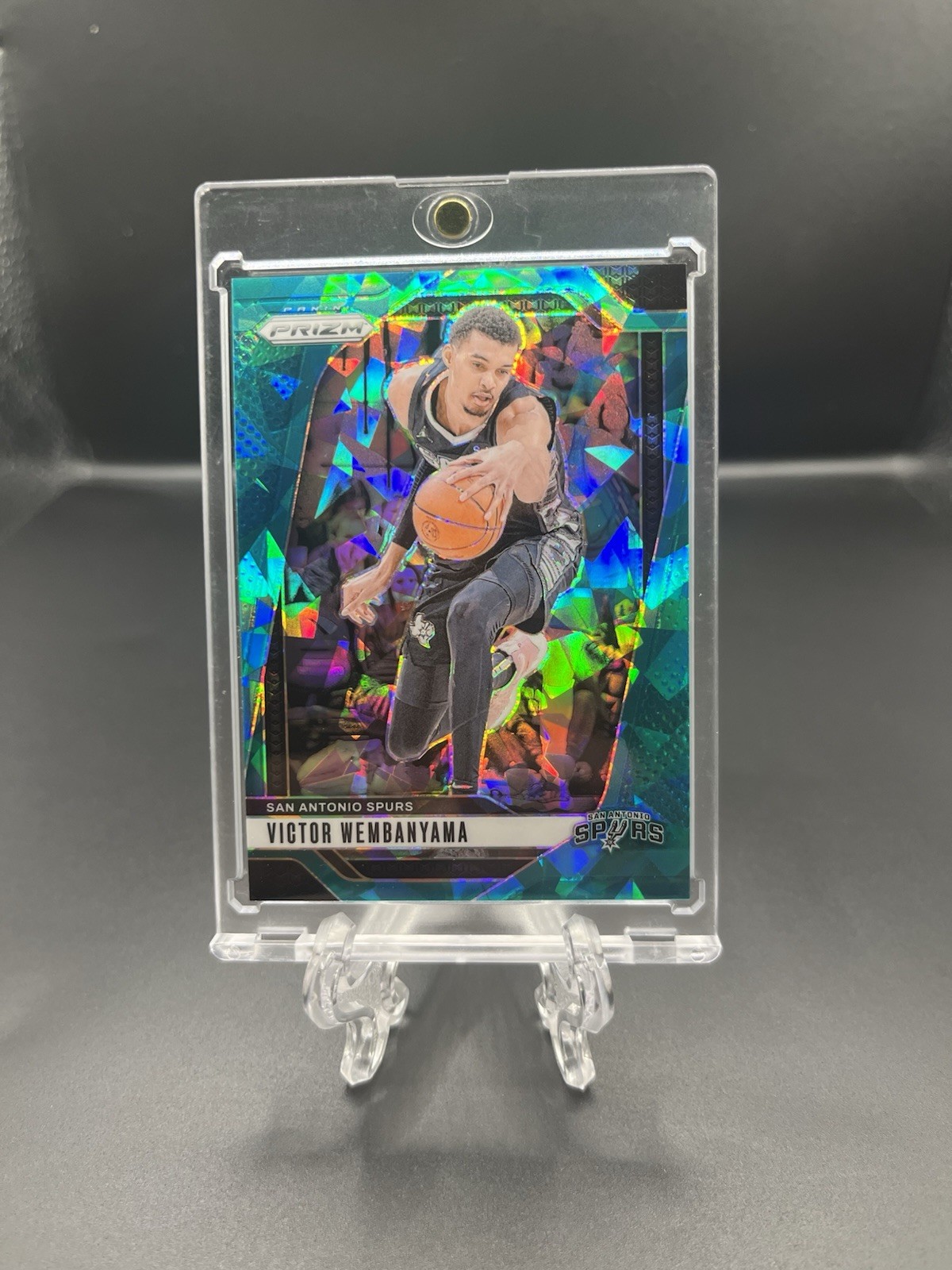 2024-25 Panini Prizm Victor Wembanyama #172 Teal Ice Prizm /225