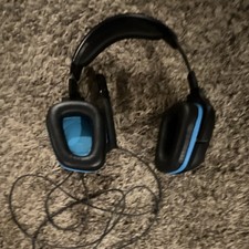 Logitech G432 Wired Gaming Headset Black Blue 3.5mm Boom Mic Adjustable Headband
