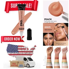 Long-Wearing HD Pro.Conceal Peach Corrector - Creamy Coverage for Imperfections