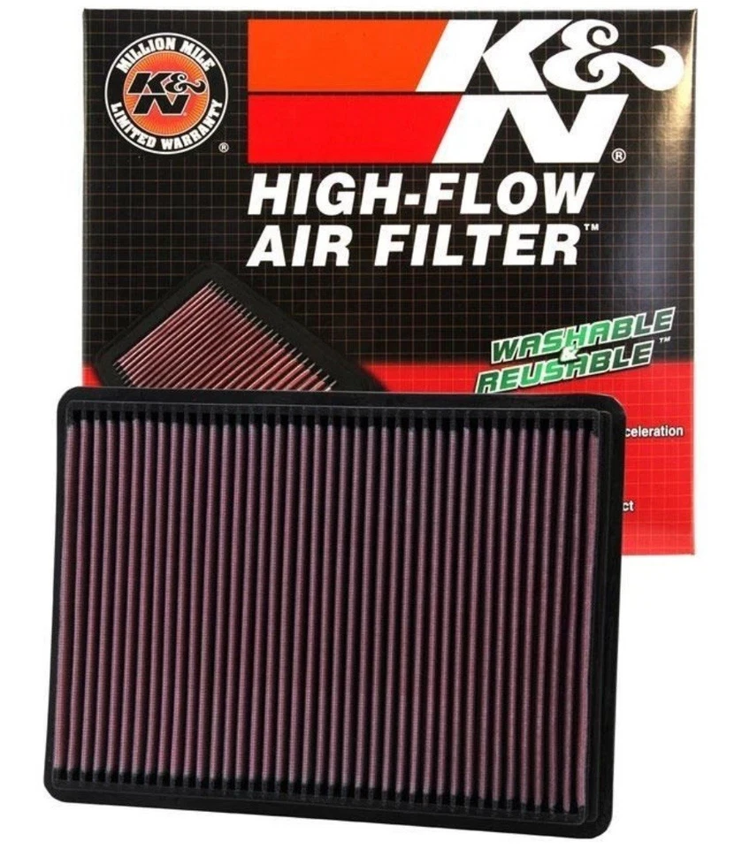 K&N 33-2233 Air Filter for 05-10 Grand Cherokee 06-10 Commander 02-07 Liberty V6 - Image 2 of 4