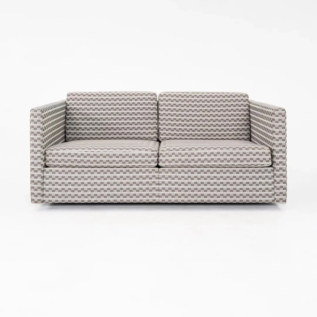 1990s Charles Pfister for Knoll Sofa / Loveseat in Grey Fabric 2x Available