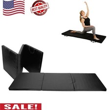 Folding Exercise Mat Yoga Mat Gym Workout Fitness Gymnastics Floor Mat New
