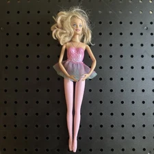 2012 Mattel FAIRYTALE MAGIC Ballerina Barbie Doll Blonde Hair Blue Eyes