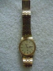 Vintage Seiko Men's 152889, 8439P A1 Gold Tone Round Quartz Watch Excellent