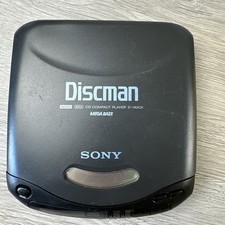 Sony D-E132CK Discman Portable CD Player With Car Connecting Works