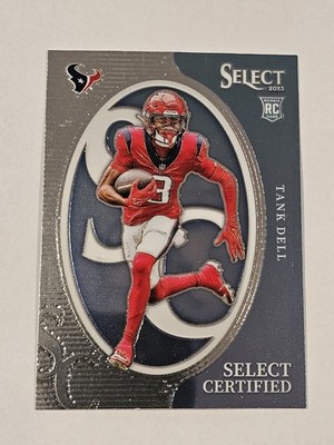 2023 Panini Select Tank Dell CRO-NTD Select Certified Rookie Houston Texans