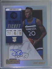 2018-19 Panini Contenders The Finals Ticket /49 Josh Okogie #120 Auto 8ww