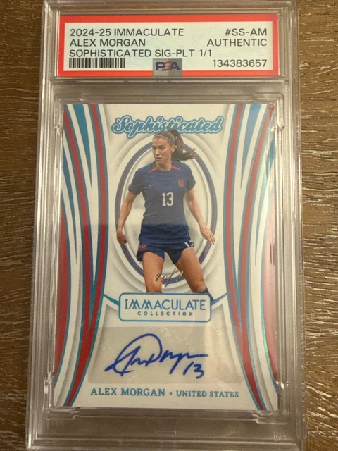 2024-25 Immaculate Alex Morgan Sophisticated Platinum Auto 1/1
