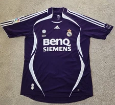Real Madrid CF 2006/07 Authentic Third Shirt, Size L, Rare, Very Good Condition