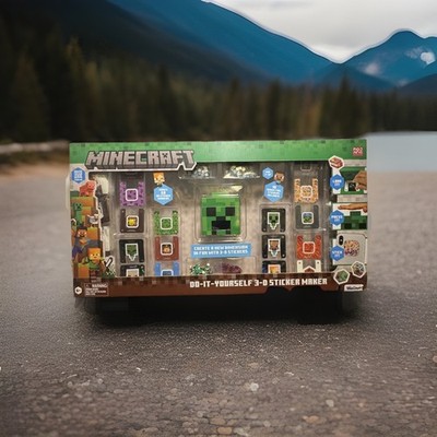 Minecraft Do-It-Yourself 3D Sticker Maker Kit New with Box