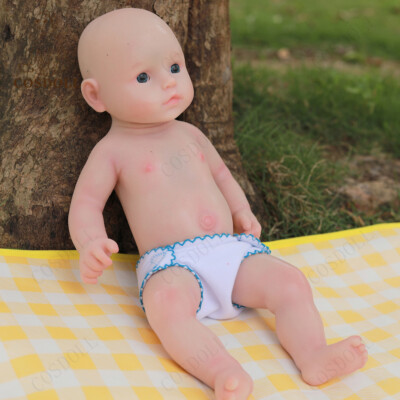 COSDOLL 16.5''Reborn Baby Doll Lifelike Newborn Baby Dolls Full Body SiliconeGirl