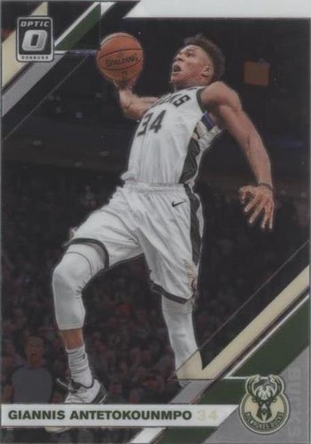 2019-20 Panini Optic Fanatics Silver Wave Prizm Giannis