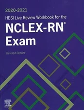 2020-2021 HESI Live Review Workbook for the NCLEX-RN Exam Revised reprint - GOOD
