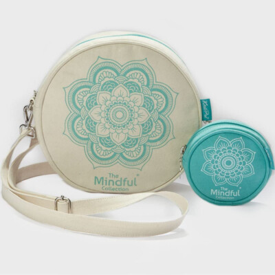 KnitPro Mindful - Projekttaschen, 2 Stück im Set, 22x22x8 cm und 11x11x4 cm