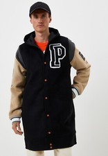 New Puma Signature Player's Edition Varsity Jacket Men's Medium Black 532089-01