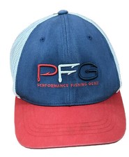 Columbia Fitted Cap Hat PFG Performance Fishing Gear Youth Trucker 0/Sm