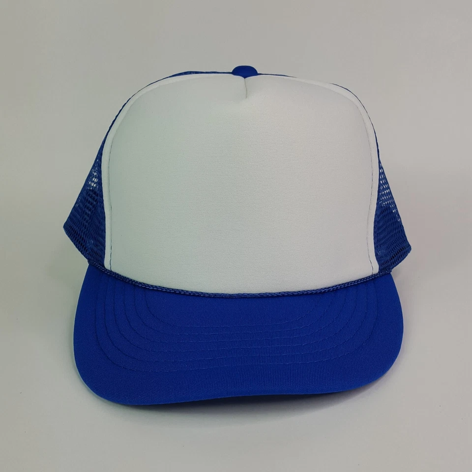 De Colección Lote De 12 Sombreros de Camionero de Malla de Espuma Azul Gorra Ajustable Retro Años 80 Foto 4 de 4