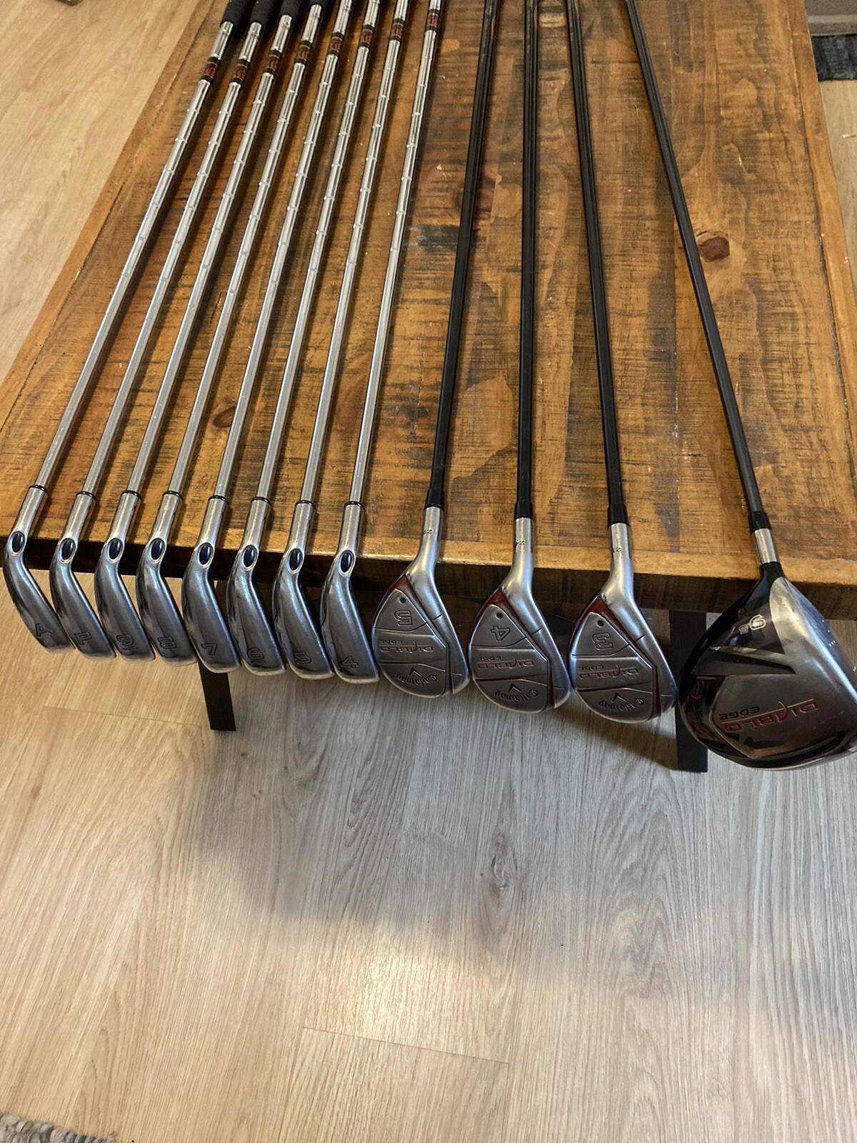 LH Callaway Diablo Edge Golf Club Set Left Handed / Regular Flex eBay