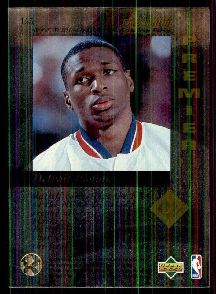1995-96 SP Theo Ratliff #153 - Image 2 of 2